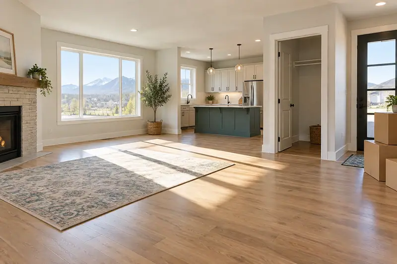 An empty, clean home ready for moving day