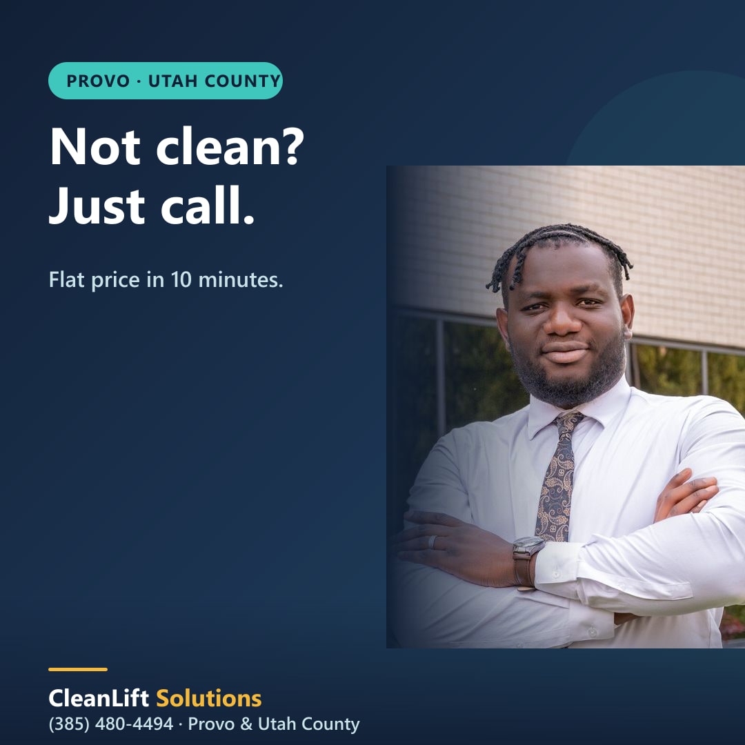 Clean Lift Solutions share card: Not clean? Just call.